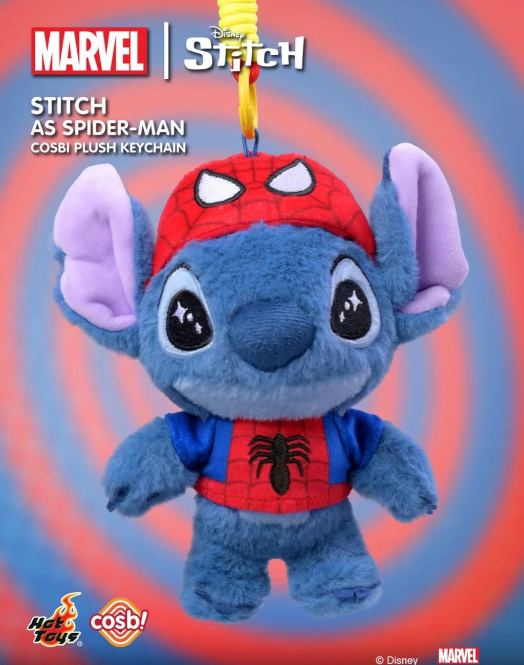 Stitch x Marvel Blind Box – Figurine Peluche Superhéros 14cm