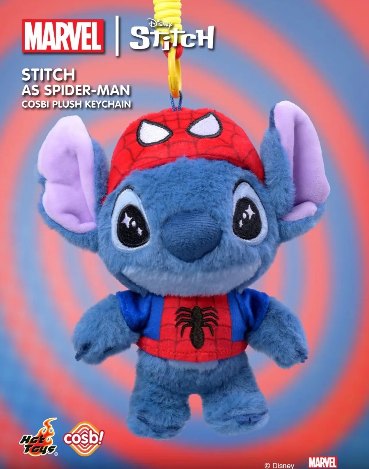 Stitch x Marvel Blind Box – Figurine Peluche Superhéros 14cm