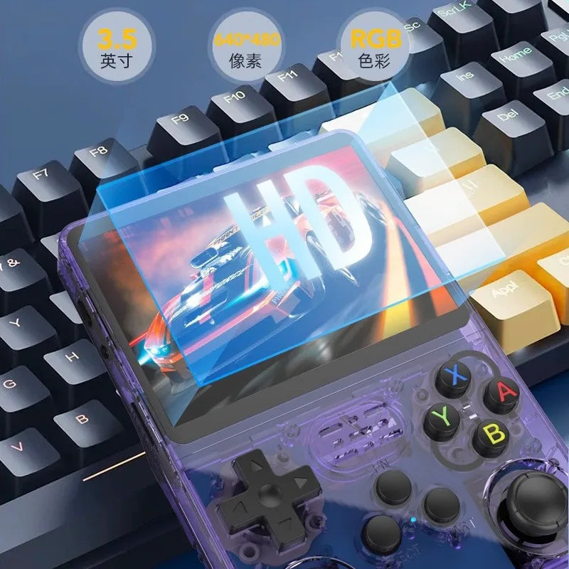 GSF ARKOS R36S Retro-Konsole – 3,5" IPS | 15.000 Spiele | 64/128 GB