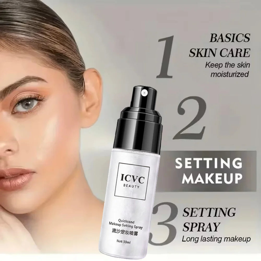 30ml Makeup Fixer Spray Waterproof Sweatproof Long Lasting Oil Control Hydrating Makeup Fixing Setting Spray Cosmetics New TechVisio