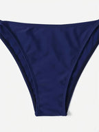 Swimwear Thong Bikini Set Sexy New Navy Blue Swimsuits Woman Sexy Bathing Suits Bikinis Triangle Bandage Female Beachwear TechVisio
