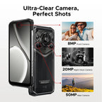 DOOGEE Blade20 Pro – Téléphone Robuste | 11800mAh | 125dB | IP68 | Android 15 TechVisio