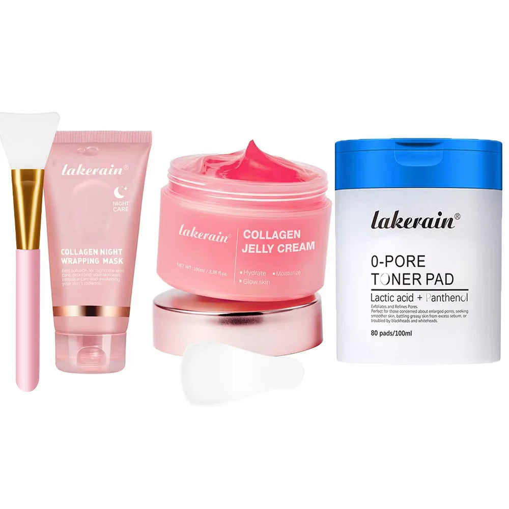 Korean Deep Collagen Mask Peel Off Mask Face Anti Wrinkle Lifting  Skin Care Masks Bio Pack Night Wrapping Woman Overnight Skin TechVisio