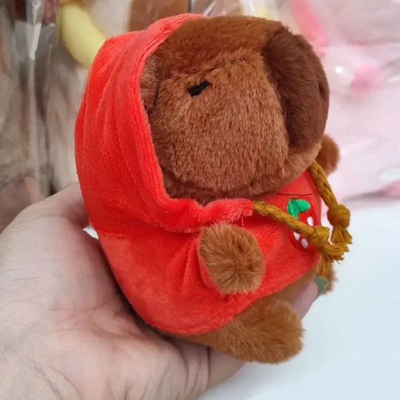 Cute Cartoon Kapibara Pendant Plush Toy Doll Bag Hanging Ornaments Cute Kapila Keychain Doll Car Pendant Desktop Doll Ornaments TechVisio