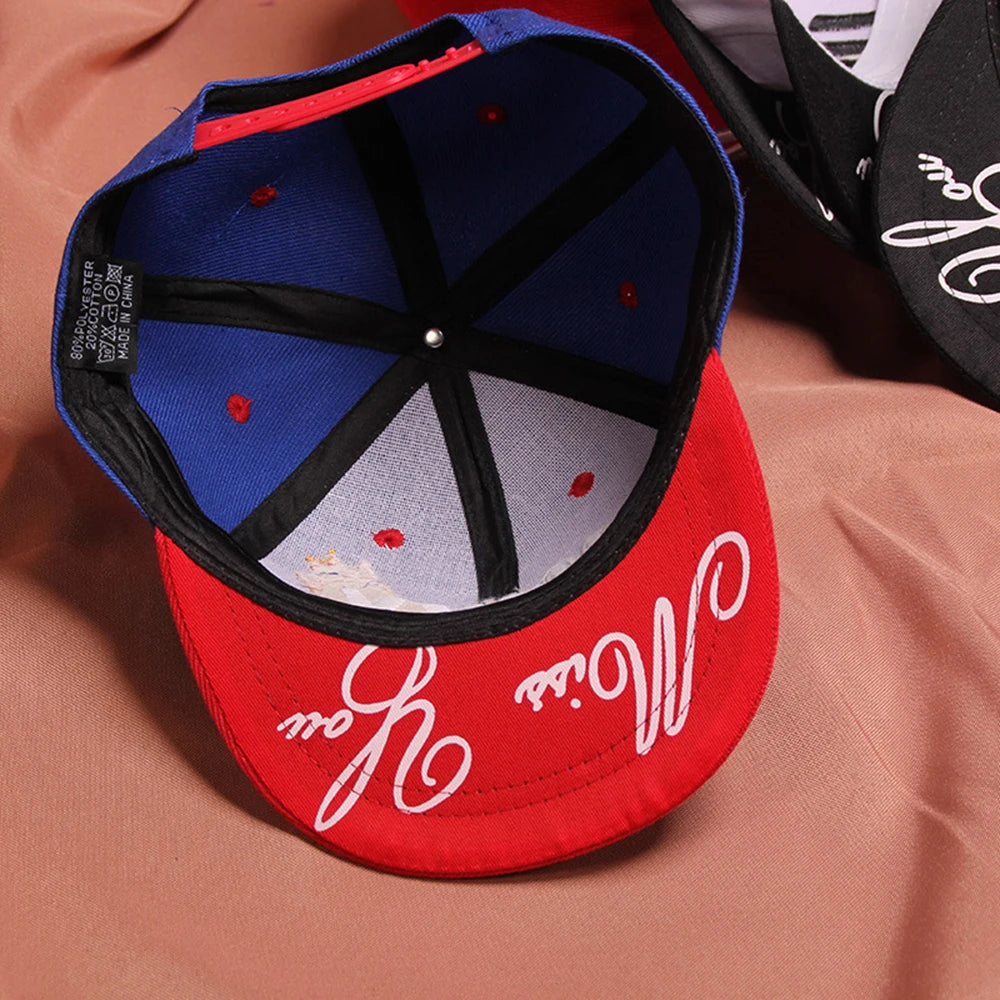 Children's Peaked Caps Lucky Baby Boys Sun Hat Embroidery Cotton Girls Baseball Cap Kids Children Hip Hop Hat 3-10 Years TechVisio