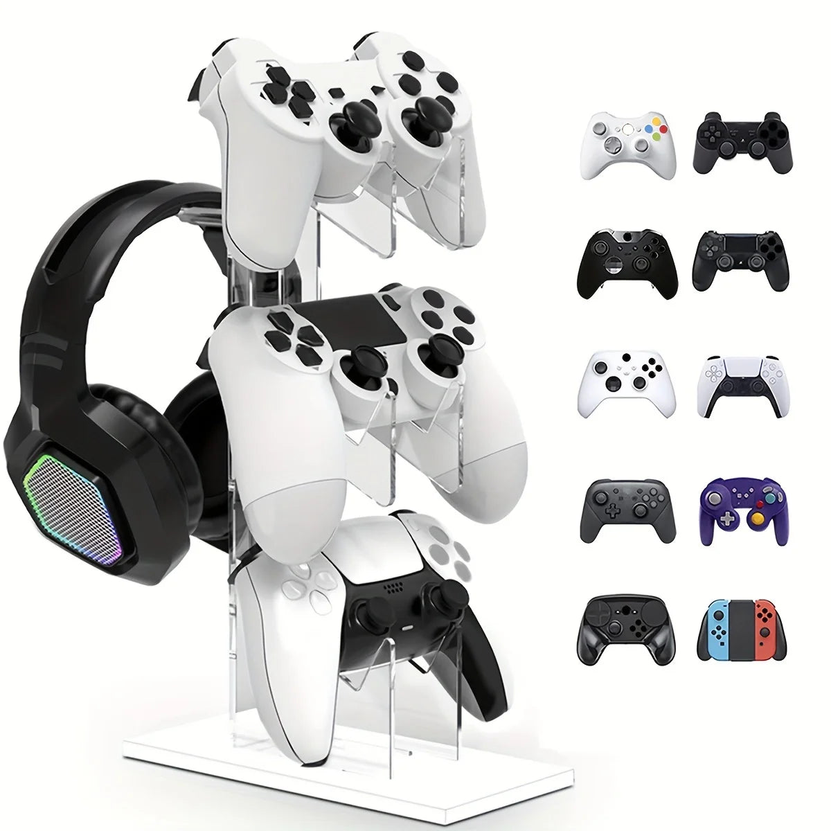 Halterung für Controller & Gaming-Headset LOKPAD – 3 Stufen | PS5 PS4 | 4 Farben