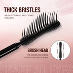 O.TWO.O Mascara Waterproof 4D Silk Fiber Curling Volume Lashes Thick Lengthening  Nourish Eyelash Extension High Quality Makeup TechVisio