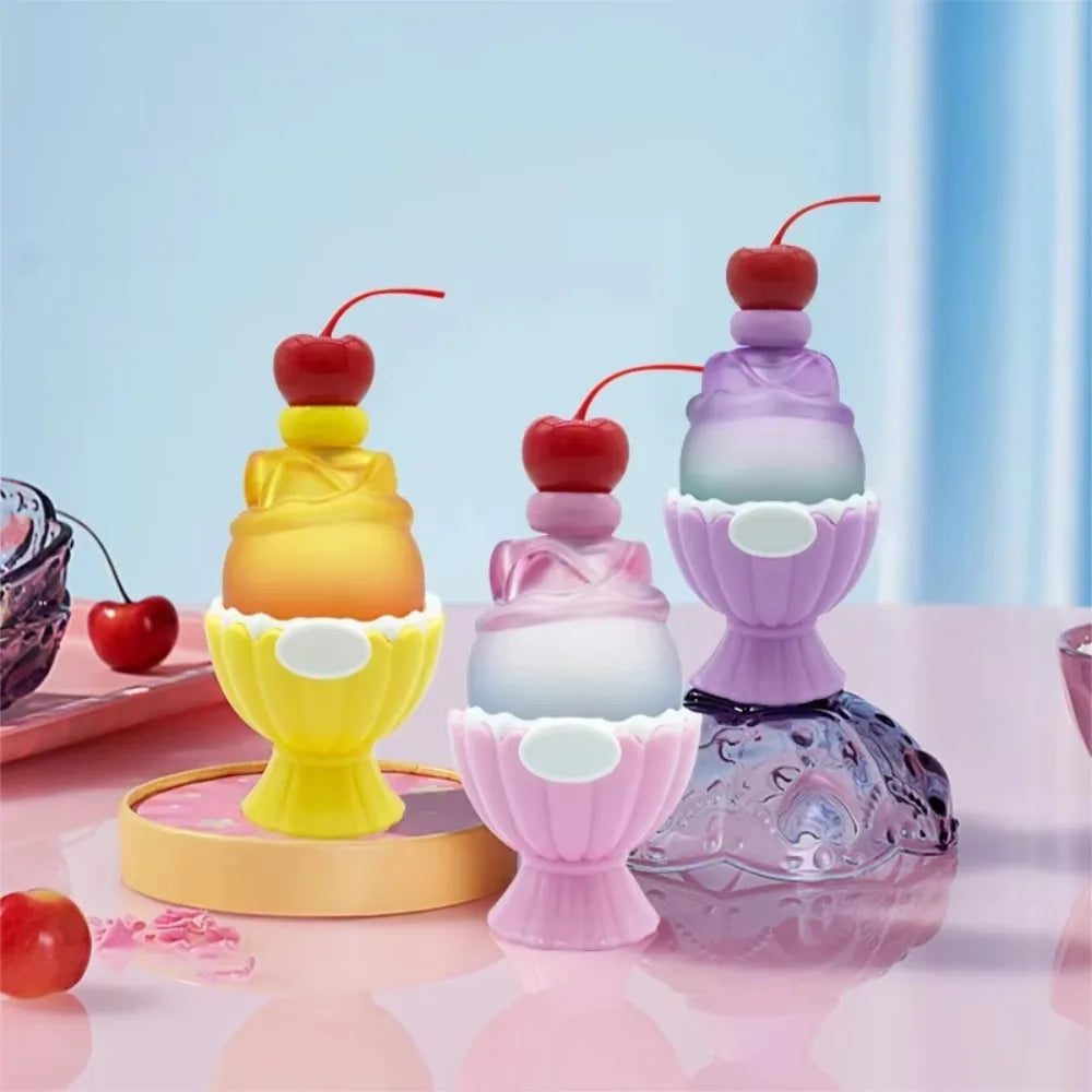 Story Of Love Cherry Ice Cream Perfume - Long-lasting Fragrance Unique Ice Cream Flavor - Middle Eastern Women's Eau De Toilette TechVisio