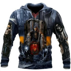 Vintage Skull 3D Print Hoodie Men/Women Casual Fashion Hoodies 2026 Pullover Sweatshirts Oversized Unisex Men Coat TechVisio