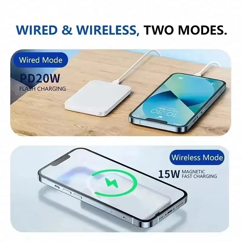 Lenovo Magnetic Wireless Power Bank 22.5W PD Fast Charger 500000mAh Magsafes Powerbank External Battery For iPhone Xiaomi TechVisio