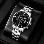 Montre Quartz Homme – Acier Inoxydable Style Fashion Luxe DEYROS