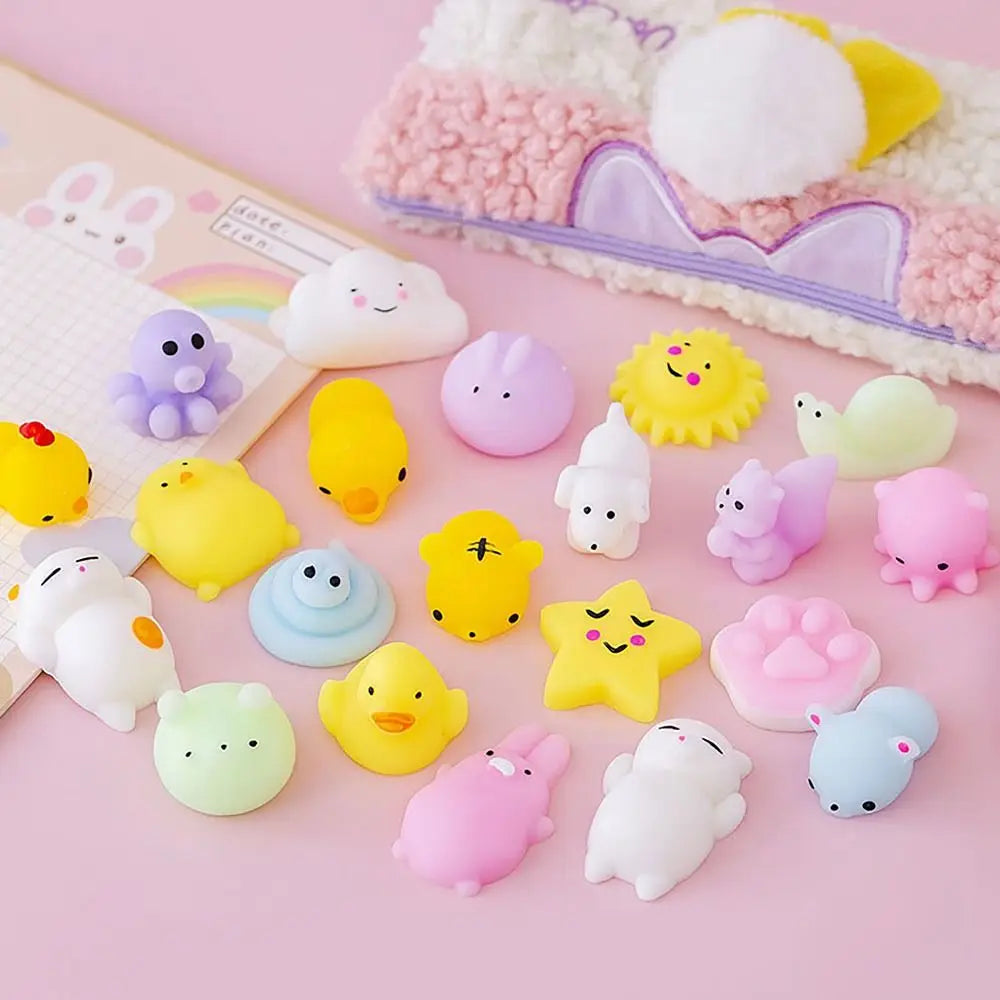 Jouet anti-stress animaux en TPR souple – 10 designs mignons à presser