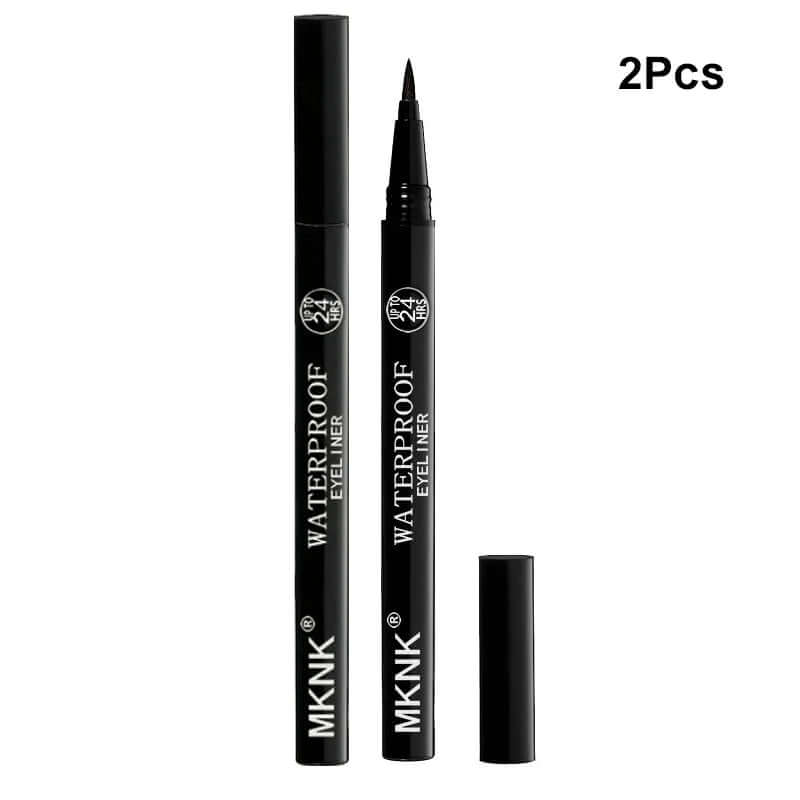 Crayon Eyeliner Noir Waterproof Longue Tenue – Mat, Anti-Bavure | 1 ou 2 pcs TechVisio