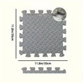30x30cm 16 Pcs Interlocking Yoga Mat Home Gym and Yoga Equipment Protective Mat EVA Foam Non Slip Flooring Indoor Fitness TechVisio
