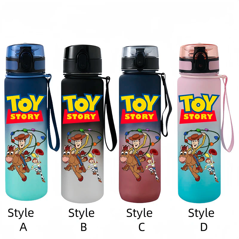 Toy Story Cartoon Drinking Glasses Woody Portable Cup Outdoor Sports Water Bottle Drinking Cup Cartoon Plastic Frosted Kettle TechVisio