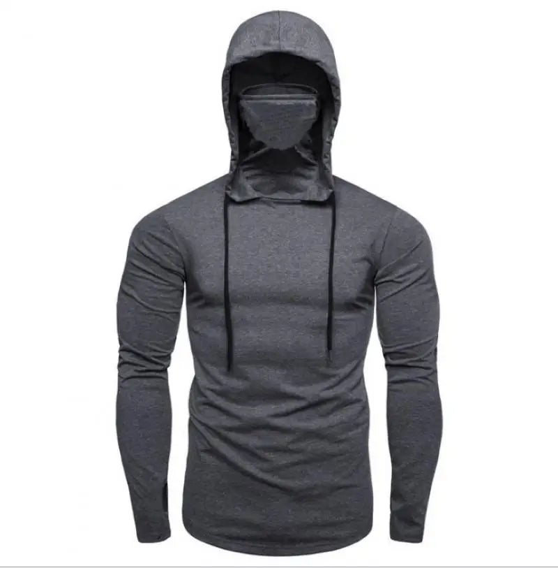 2026 Men Solid Color Hoodies Autumn Leisure Fitness Sweatshirt Men's Thin Sweater Hooded Long-Sleeved Hoodie M-5XL TechVisio