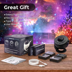 Mexllex – Projecteur Planétarium 13-en-1 LED HD 360° TechVisio