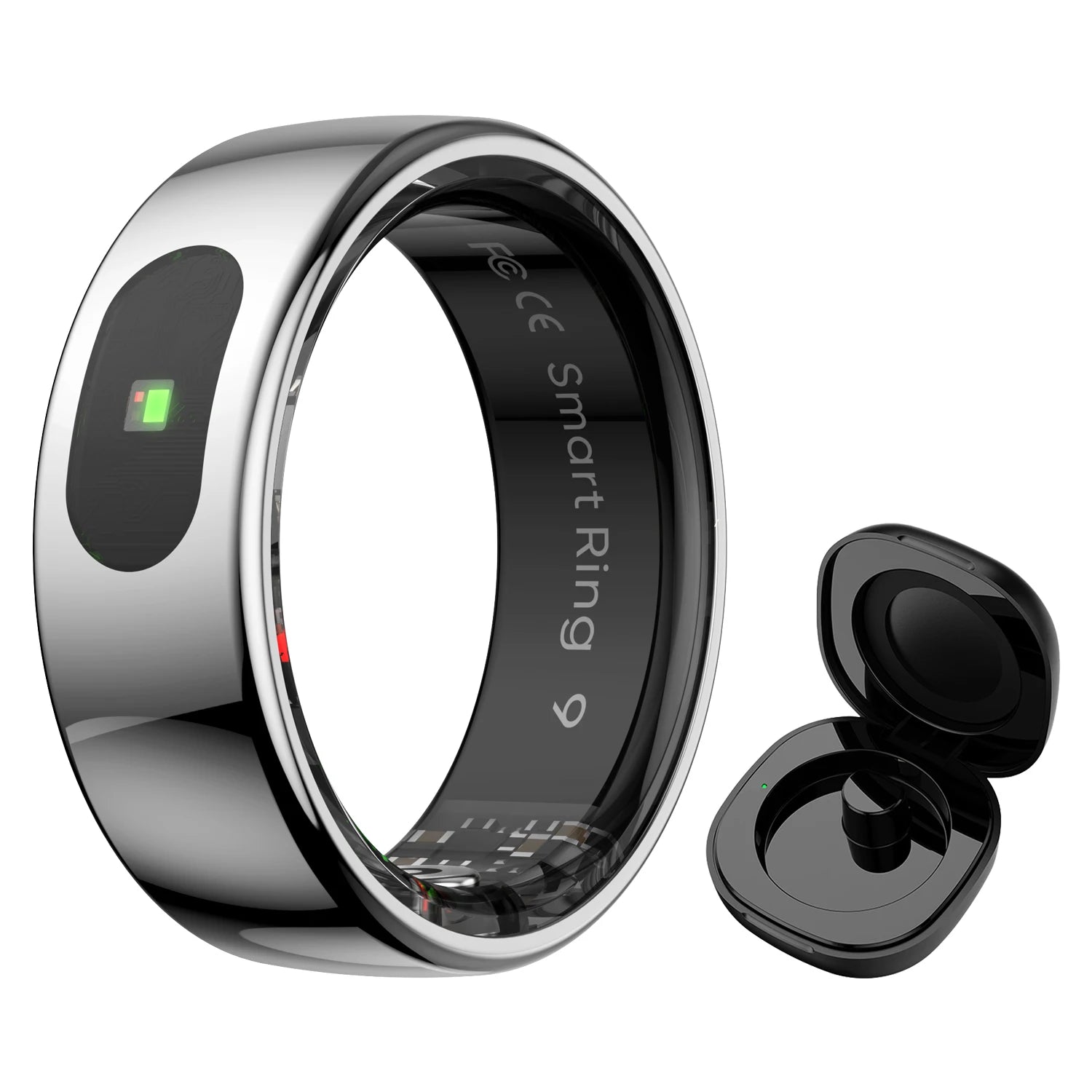 Connected Ring R08 – Health Tracking, Temperature, 5ATM | Gold, Silver, Black