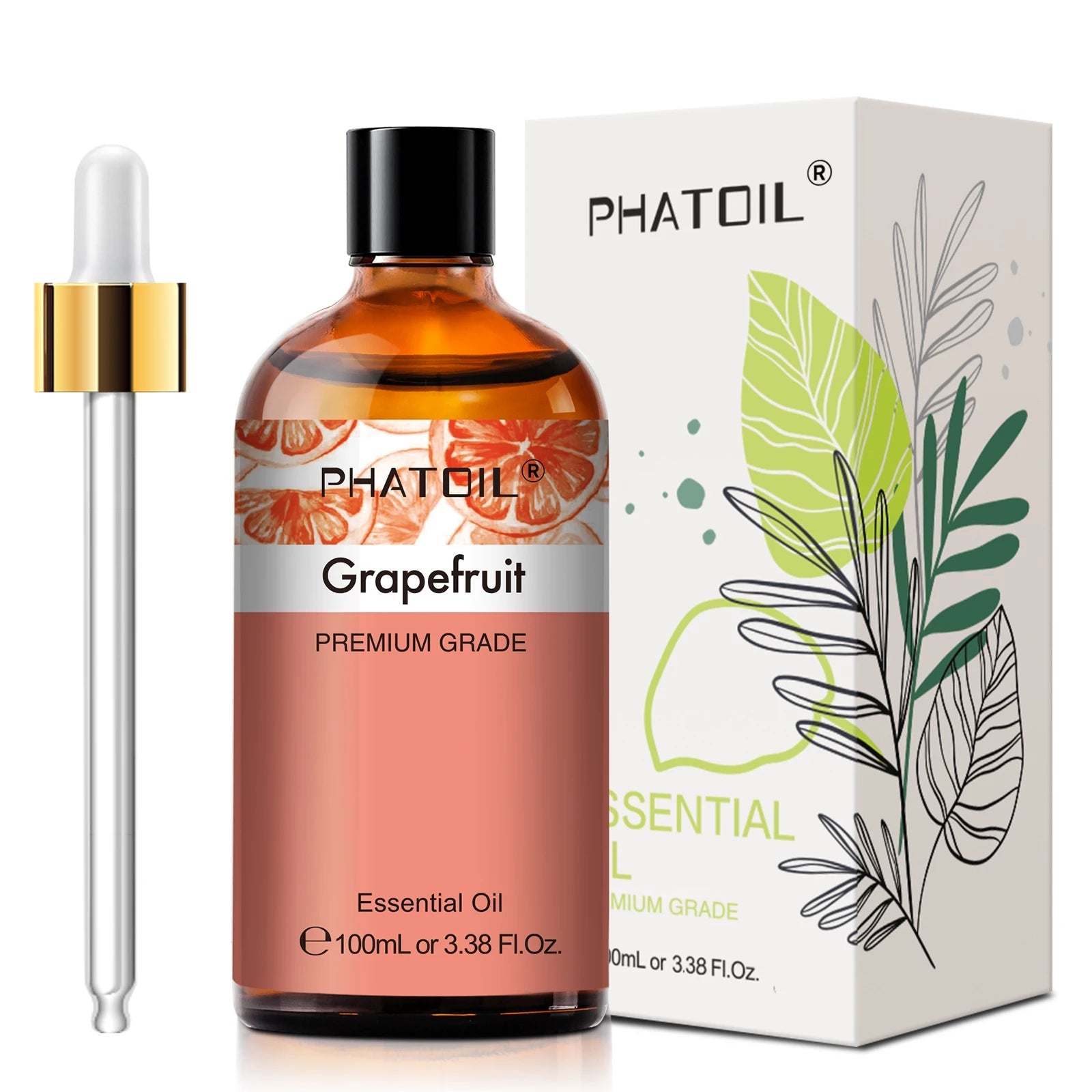 PHATOIL 100ml Pure Natural Essential Oils For Diffuser Candle Making Lavender Jasmine Vanilla Eucalyptus Aroma Essential Oil TechVisio