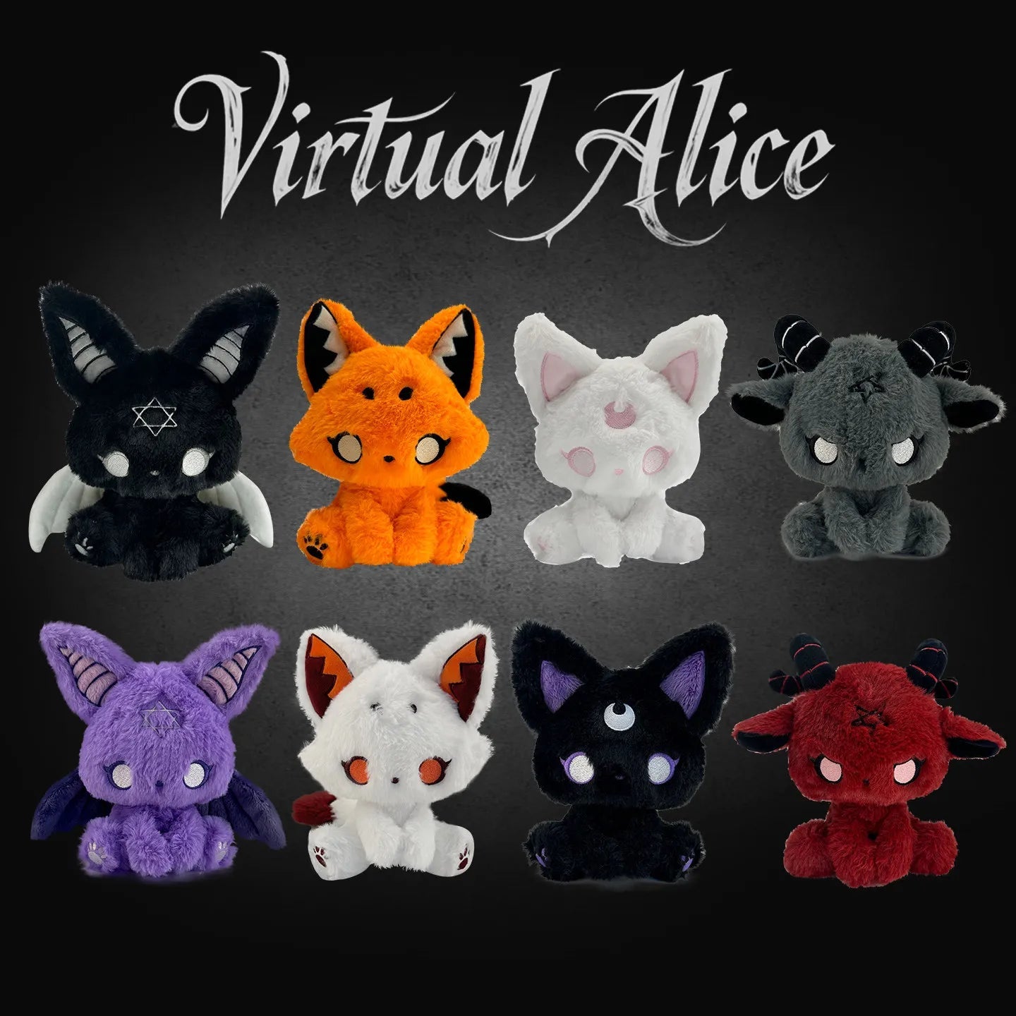 2026 New Release: Alice Dark Messenger Original Design Wind Doll Plush Cute Animal Plush Doll Trendy Toy TechVisio