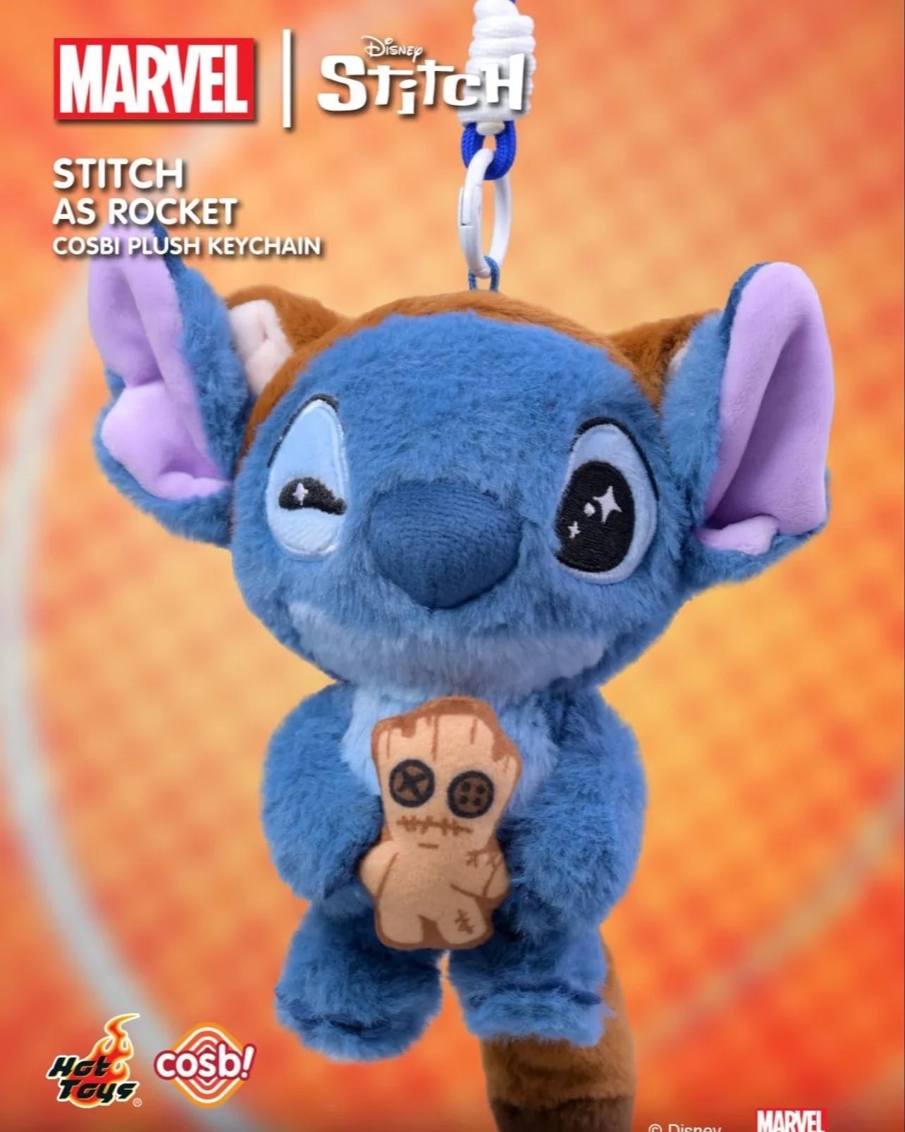 Stitch x Marvel Blind Box – Figurine Peluche Superhéros 14cm