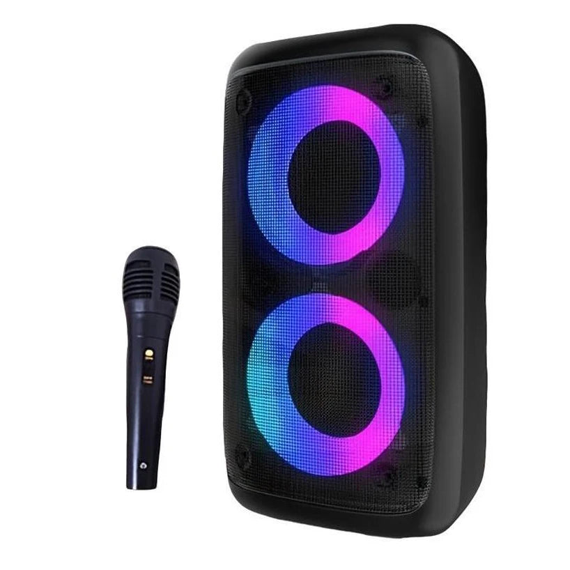 Karaoke-Lautsprecher AyeBeau HY-3317 – 10W | Disco-LED | TWS | UKW