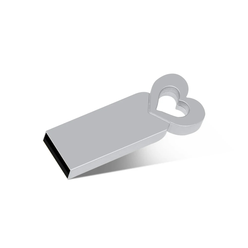 Clé USB Métallique KFHIREW – 4G à 128G, Haute Vitesse, Waterproof, Argent/Or/Rose/Gun