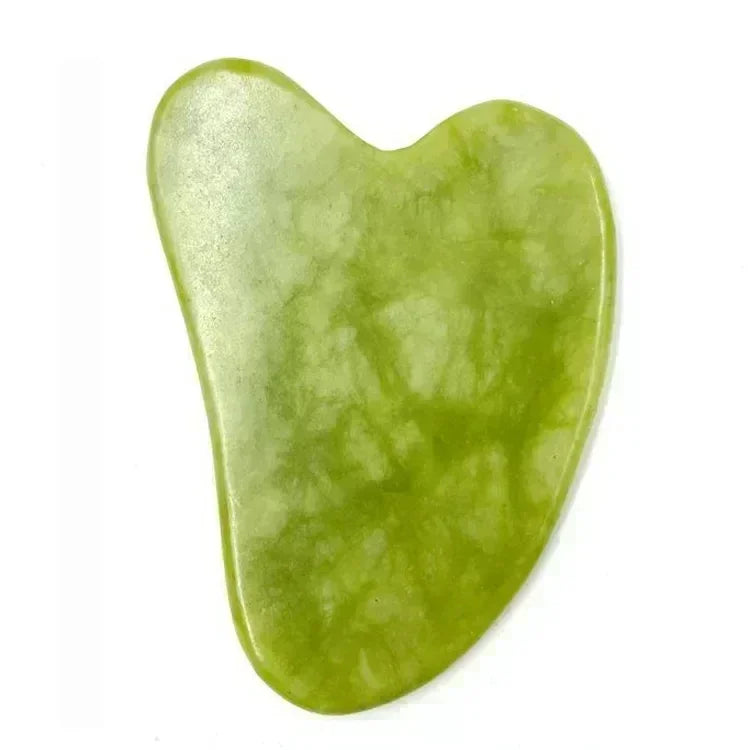 Rouleau de Jade & Gua Sha Pierre Naturelle – Massage Visage & Corps