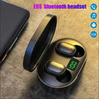 Écouteurs TWS DAMORE E6S – ANC | Micro | Bluetooth | Blanc & Noir TechVisio
