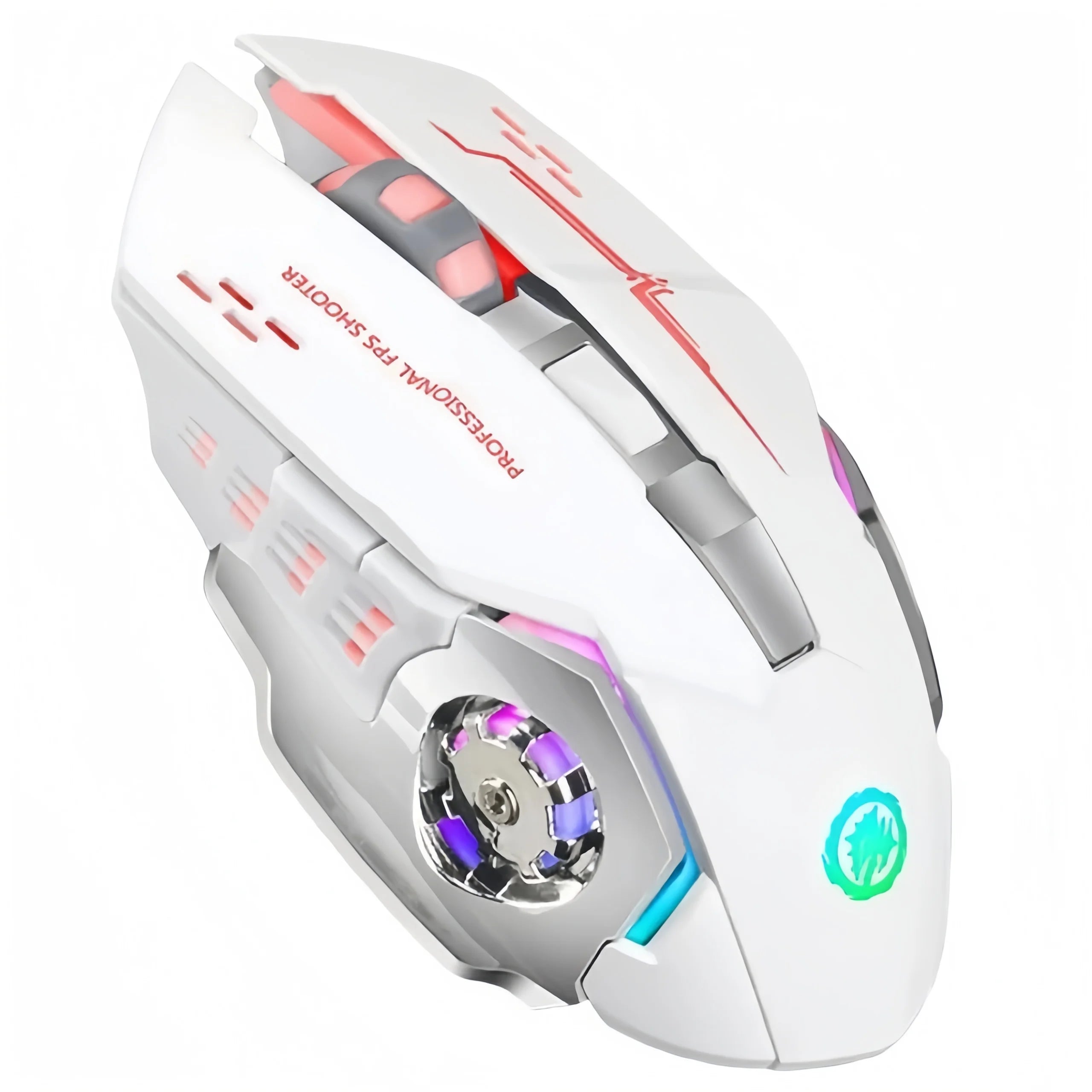 Bluetooth 5.2 Mouse RGB Gaming Mouse 2.4G Wireless Mouse Rechargeable Silent Mouse 3600 DPI Mouse Mice for Macbook Laptop Tablet TechVisio