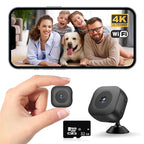 Mini 4K HD Camera WiFi Wireless Monitoring Security Protection Remote Monitor Video Surveillance Smart Home Security System 2026 TechVisio