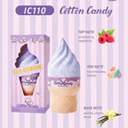 Gourmet Dessert Perfume Spray,Chocolate Cookie/Cotton Candy/Caramel Popcorn Fragrance Mist,Sweet Women Strawberry Vanilla Scent TechVisio