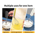 Batteur Électrique Sans Fil Portable 3 Vitesses – Pâtisserie TechVisio