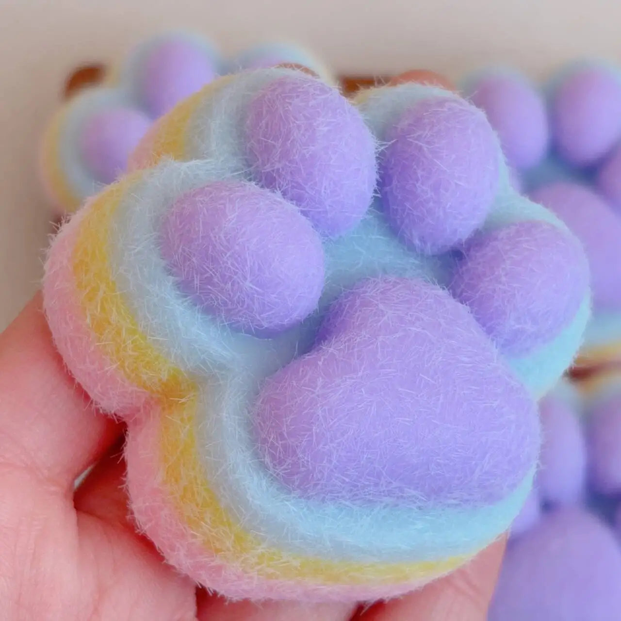 New Cat Paw Mochi Taba Squishy Fidget Toy Cute Cat Paws Toys Slow Rebound Decompression Toy Super Soft Reduce Stress Toy Gifts ﻿ TechVisio