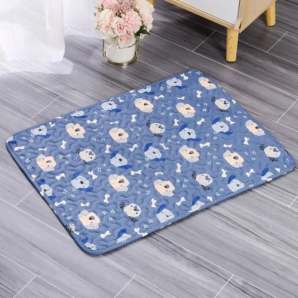 Summer Mat Pet Cooling Ice Blanket Mat Moisture Proof Dog Floor Sofa Cushion Skin Friendly Cat Sleep Breathable Pet Bed Covers TechVisio