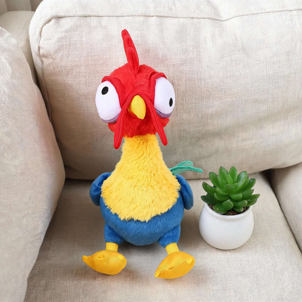Peluche Heihei le Coq Vaiana 28cm – Doudou Film Cadeau Enfant TechVisio