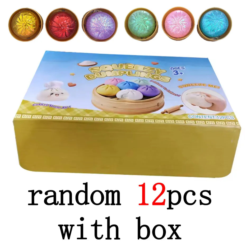 Squishy Anti-Stress Bao Ravioli – Fidget Toy TPR, Slow Rising