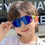 Fashion Colorful Cycling Sun Glasses Boy Girl Outdoor Sport Ride Protection Optical Glasses Climbing Skiing Children Goggles TechVisio