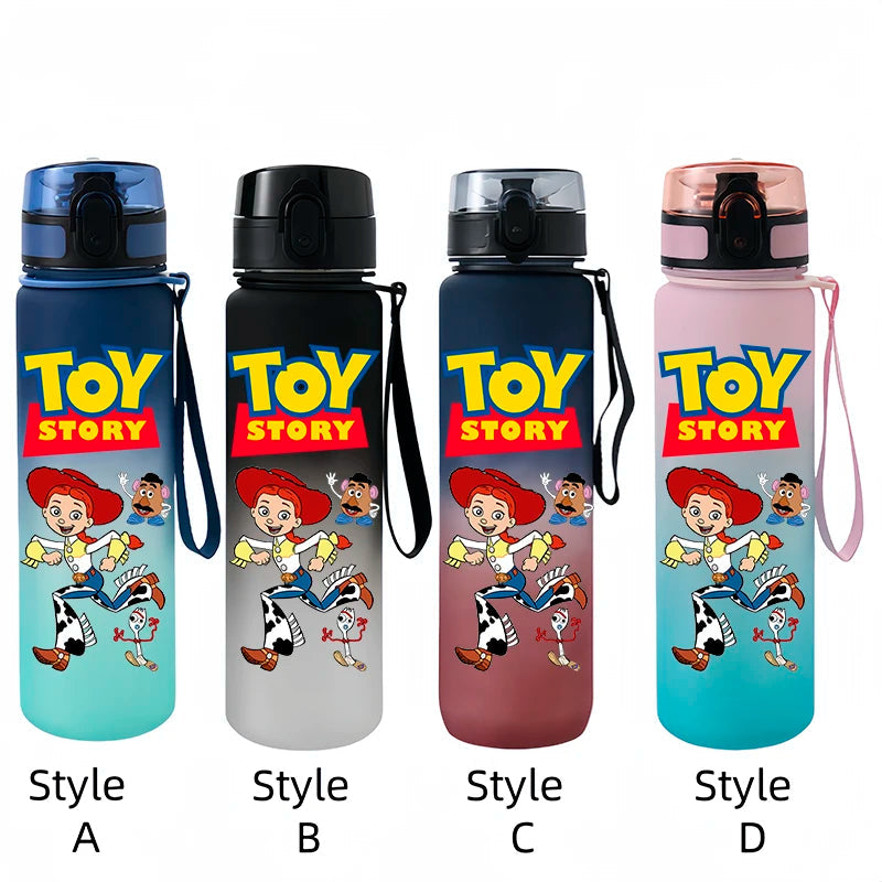 Toy Story Cartoon Drinking Glasses Woody Portable Cup Outdoor Sports Water Bottle Drinking Cup Cartoon Plastic Frosted Kettle TechVisio