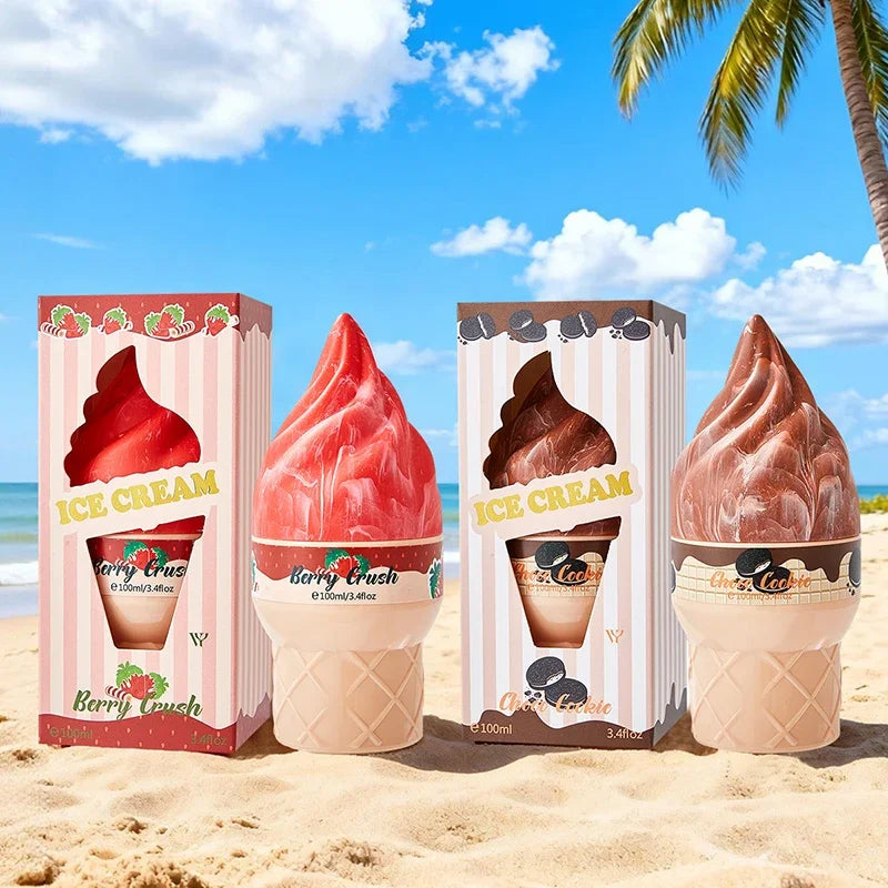 Gourmet Dessert Perfume Spray,Chocolate Cookie/Cotton Candy/Caramel Popcorn Fragrance Mist,Sweet Women Strawberry Vanilla Scent TechVisio