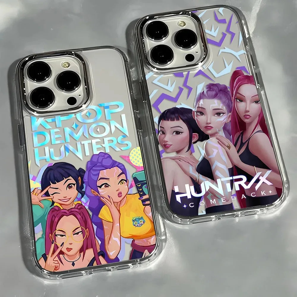 Coque iPhone Anime KPop Demon Hunter – Silicone Transparent