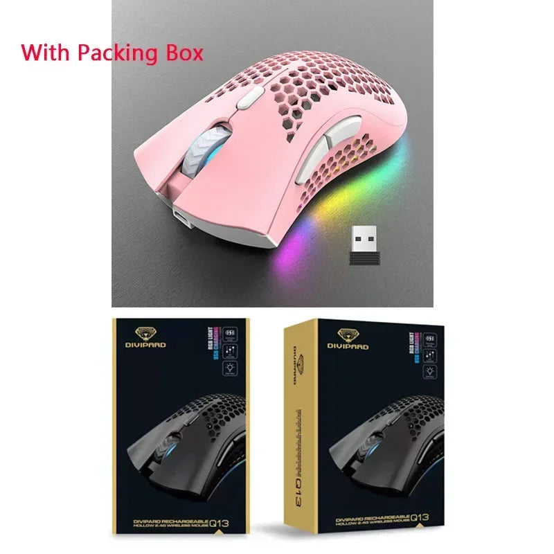 BM600 – RGB 2.4GHz Honeycomb Wireless Gaming Mouse