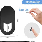 Webcam Cover Shutter Magnet Slider Plastic Camera Cover for iPad Tablet Web Laptop Pc Camera Mobile Phone Lenses Privacy Sticker TechVisio