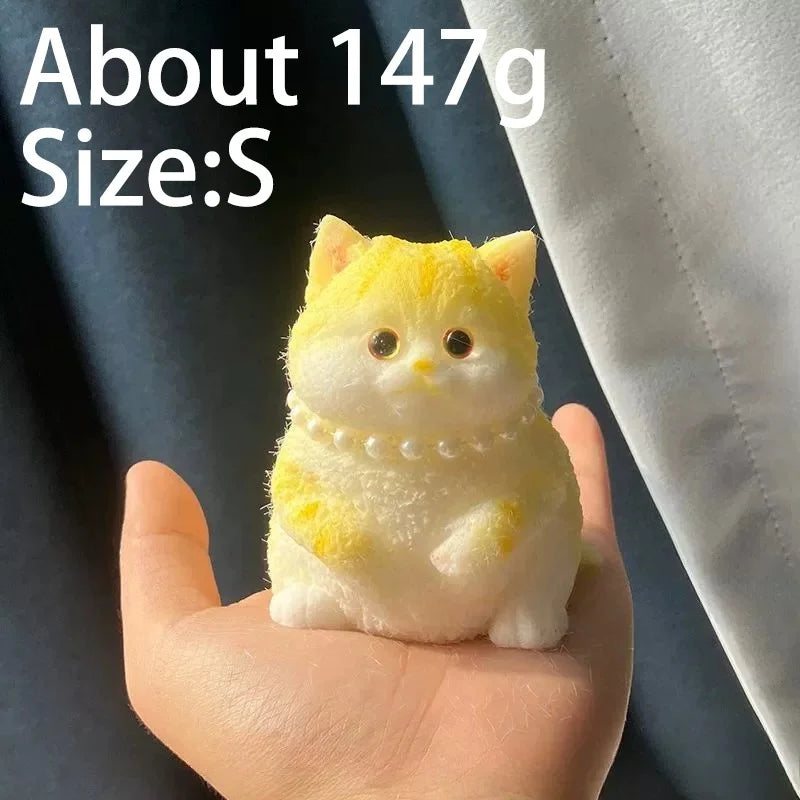 Squishy Chat Kawaii Silicone Anti-Stress – 4 Designs & 2 Tailles TechVisio