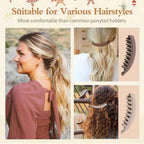 5 Pieces Banana Hair Clips for Women Strong Grip Non-Slip Hair Claws for Thick Hair 5 Inch Versatile Hair Accessories for Gift TechVisio