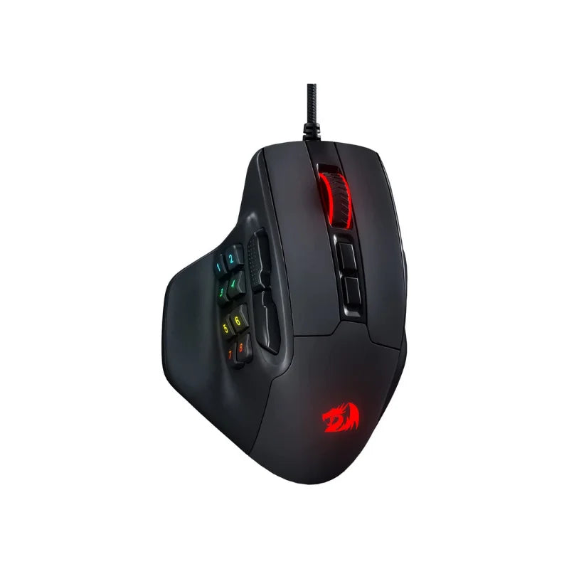 Redragon M811 Aatrox – 15-Button RGB MMO Gaming Mouse 12400 DPI