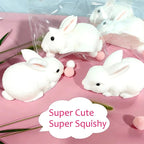 Squishy Lapin Kawaii Blanc Ultra-Doux Anti-Stress TechVisio