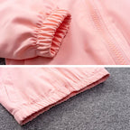 Fashion Girls Jacket Spring Aututmn Cartoon Anna Elsa Zipper Hooded Windbreaker Coat For 2-7 Years Kids Child Outerwear Clothing TechVisio