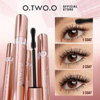 O.TWO.O Mascara Waterproof 4D Silk Fiber Curling Volume Lashes Thick Lengthening  Nourish Eyelash Extension High Quality Makeup TechVisio