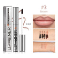 Lip Liner Pencil Peel Off Lip Stain Tattoo Long Wearing Matte Waterproof Smudge Proof Transfer Proof Lip Cosmetic For All Day TechVisio